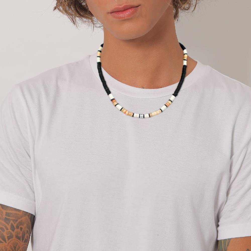 Kuzzoi Halskette Vintage | Heishi Perlen Letzter Tag