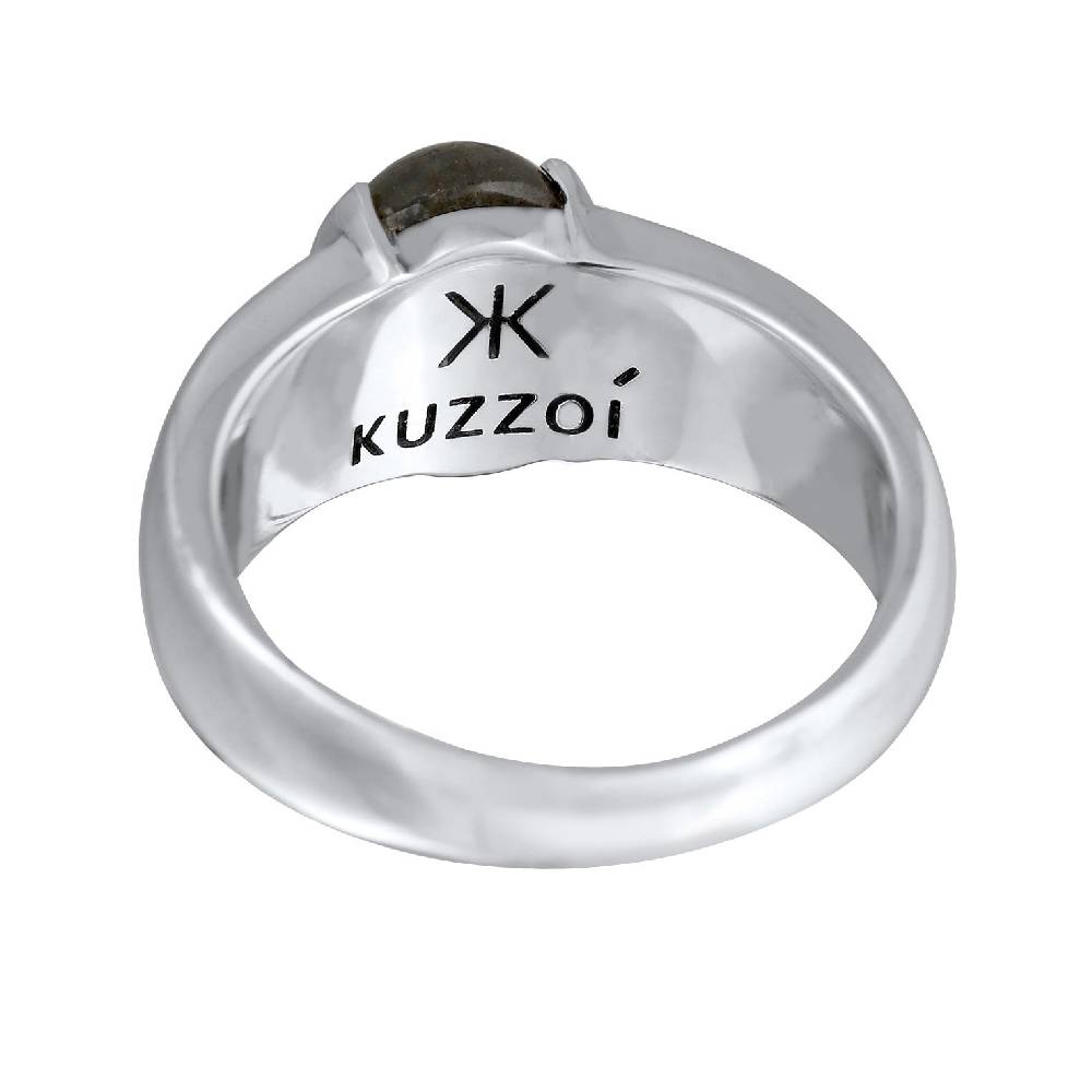 Kuzzoi Siegelring Oval | Labradorit (Grau) Zeitbegrenzte Promotion