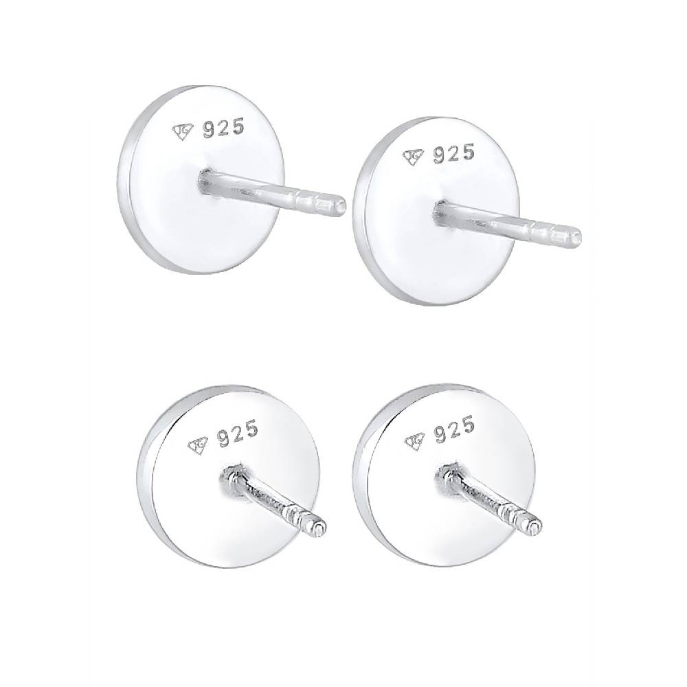 Kuzzoi Ohrringset Geo Rund | Emaille Bis zu 60% Rabatt