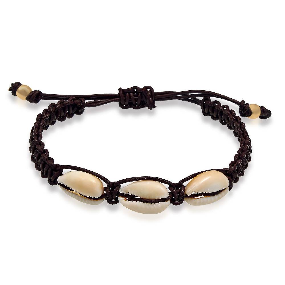 Kuzzoi Armband Muschel | Leder Begrenzt auf 3 Tage