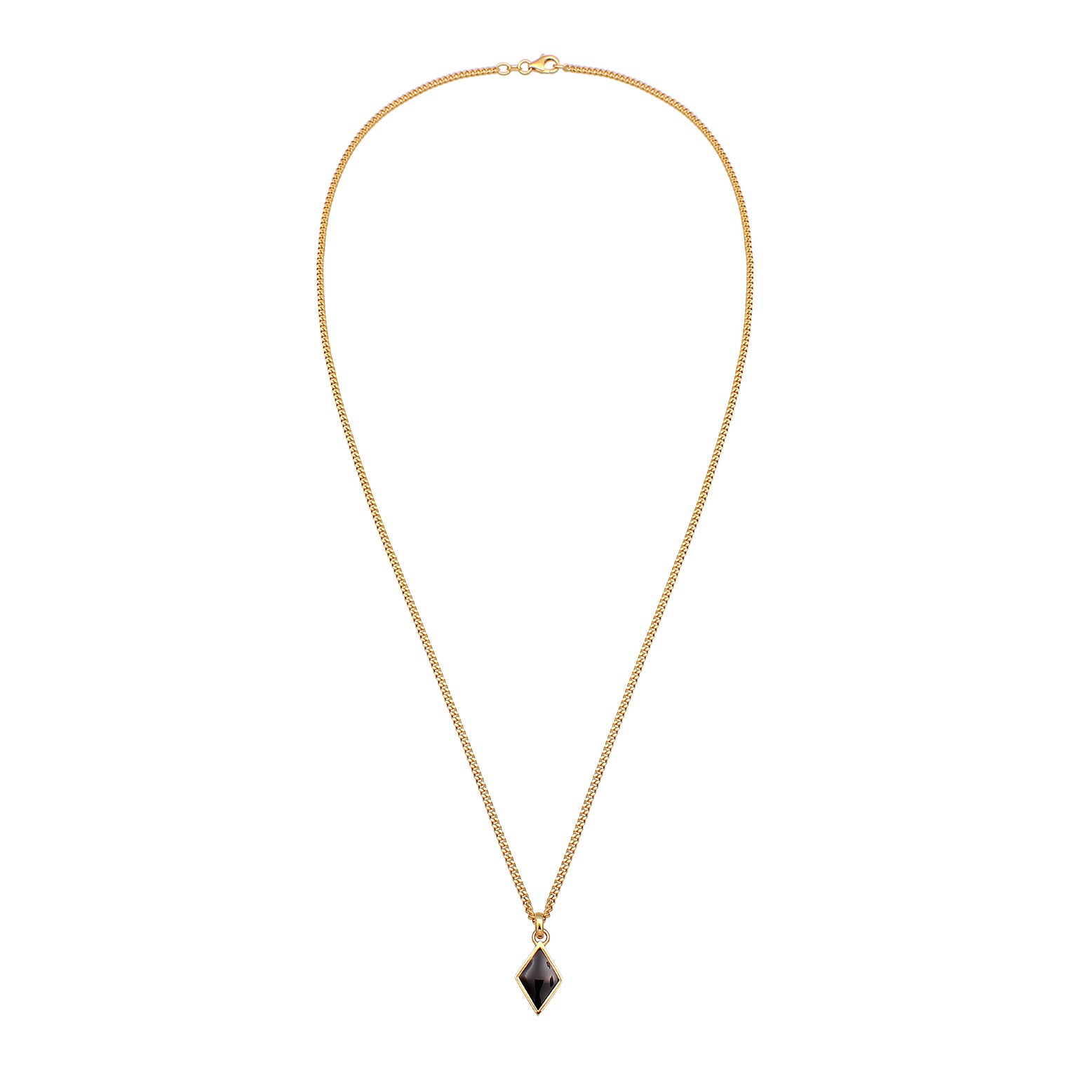 Kuzzoi Halskette Anhänger Raute | Emaille Black Friday Preise