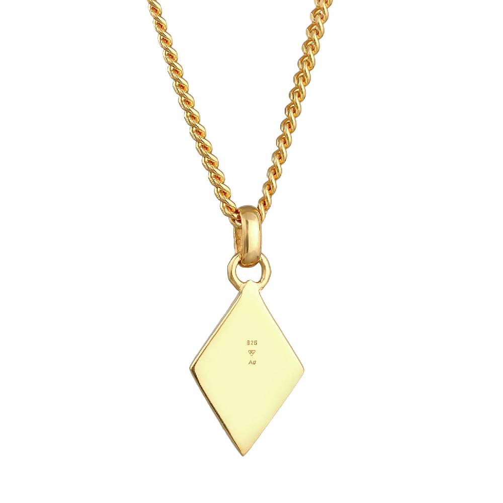 Kuzzoi Halskette Anhänger Raute | Emaille Black Friday Preise