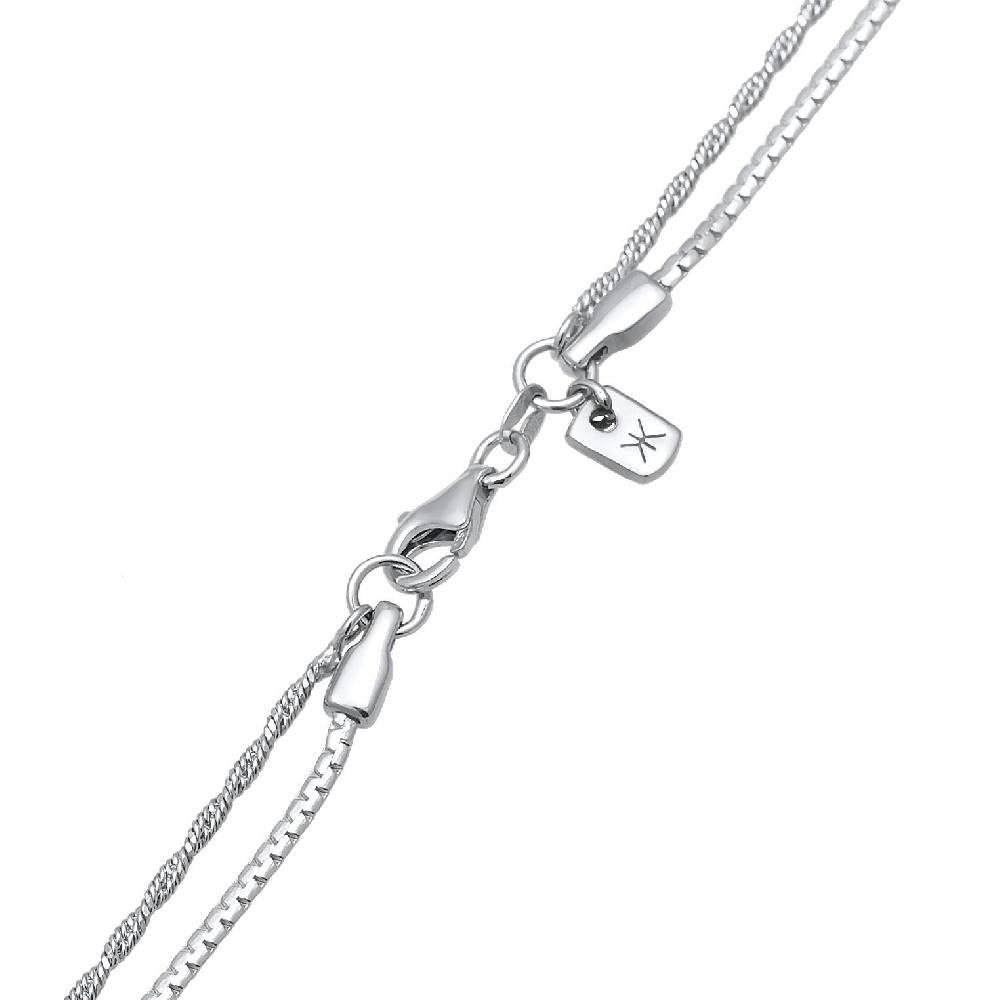 Kuzzoi Layer-Halskette Kreuz Zeitlich begrenztes Angebot