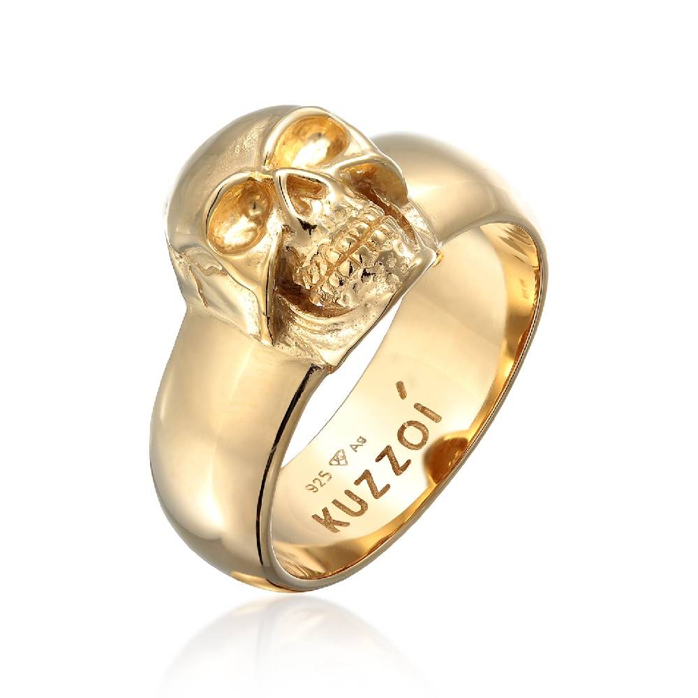 Kuzzoi Siegelring Totenkopf Tägliche Deals