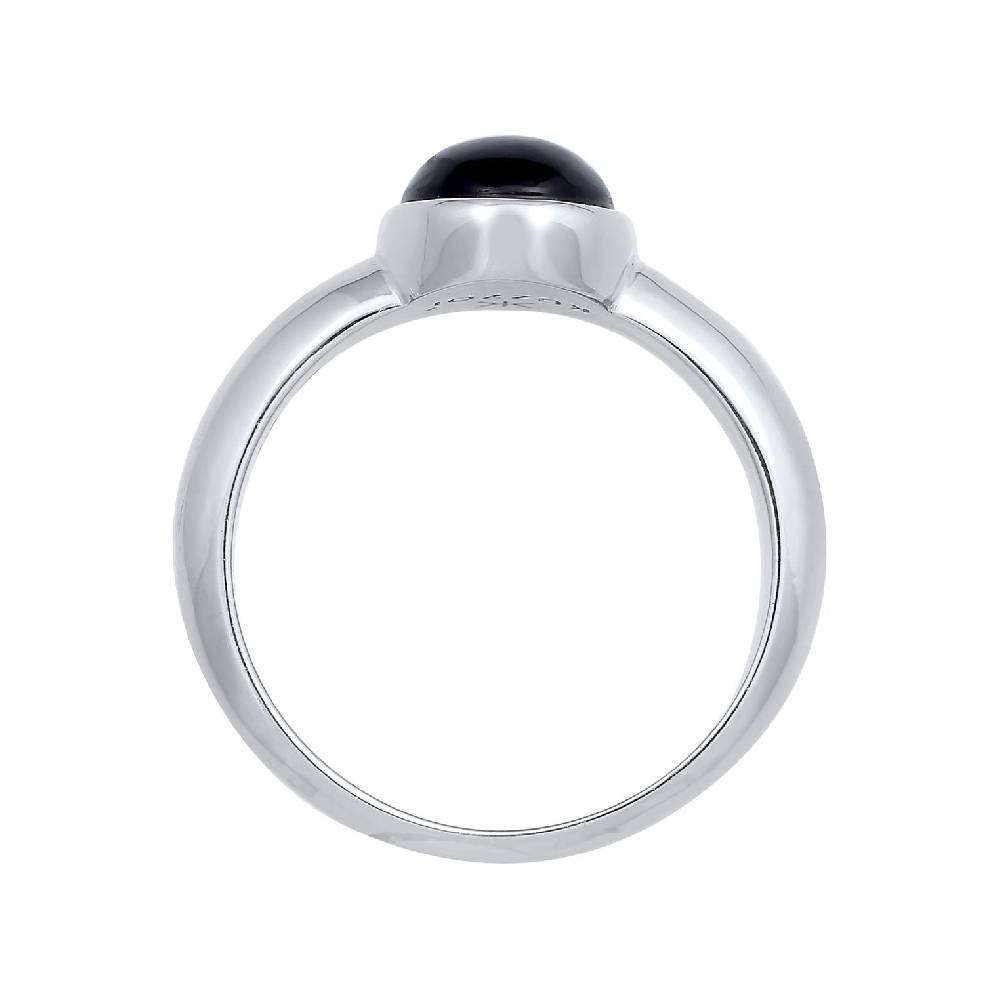Kuzzoi Siegelring Oval | Onyx (Schwarz) Kostenloser Versand international