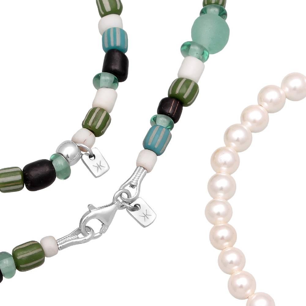 Kuzzoi Schmuckset Beads Boho | Muschelkernperlen Begrenzt auf 3 Tage