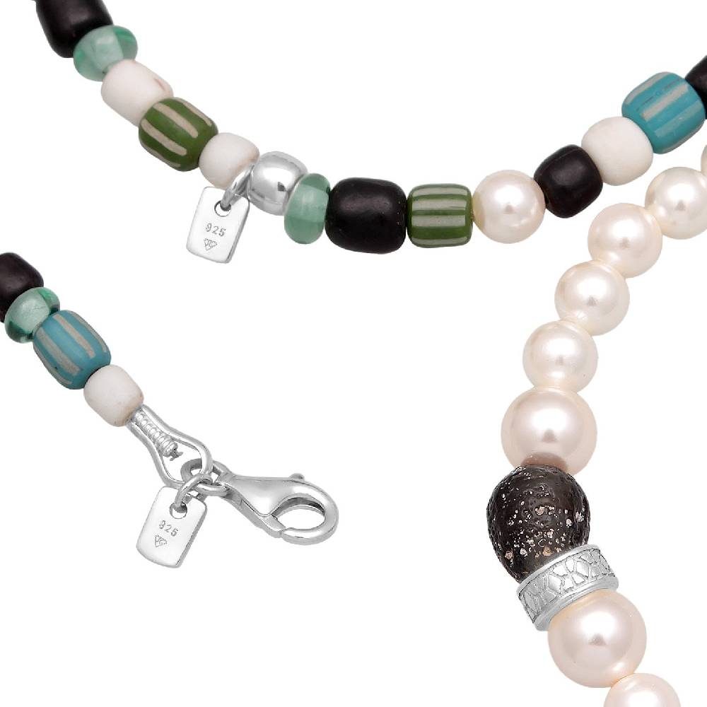 Kuzzoi Schmuckset Beads Boho | Muschelkernperlen Begrenzt auf 3 Tage
