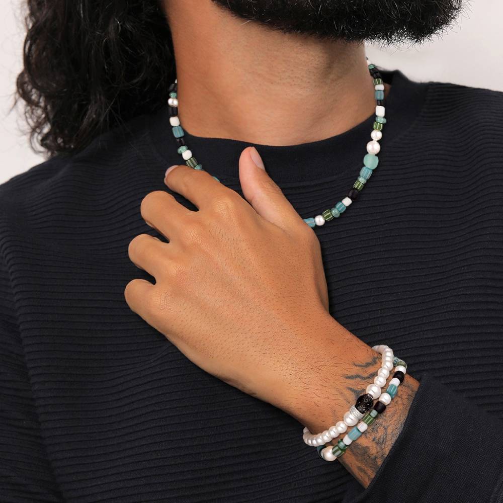 Kuzzoi Schmuckset Beads Boho | Muschelkernperlen Begrenzt auf 3 Tage
