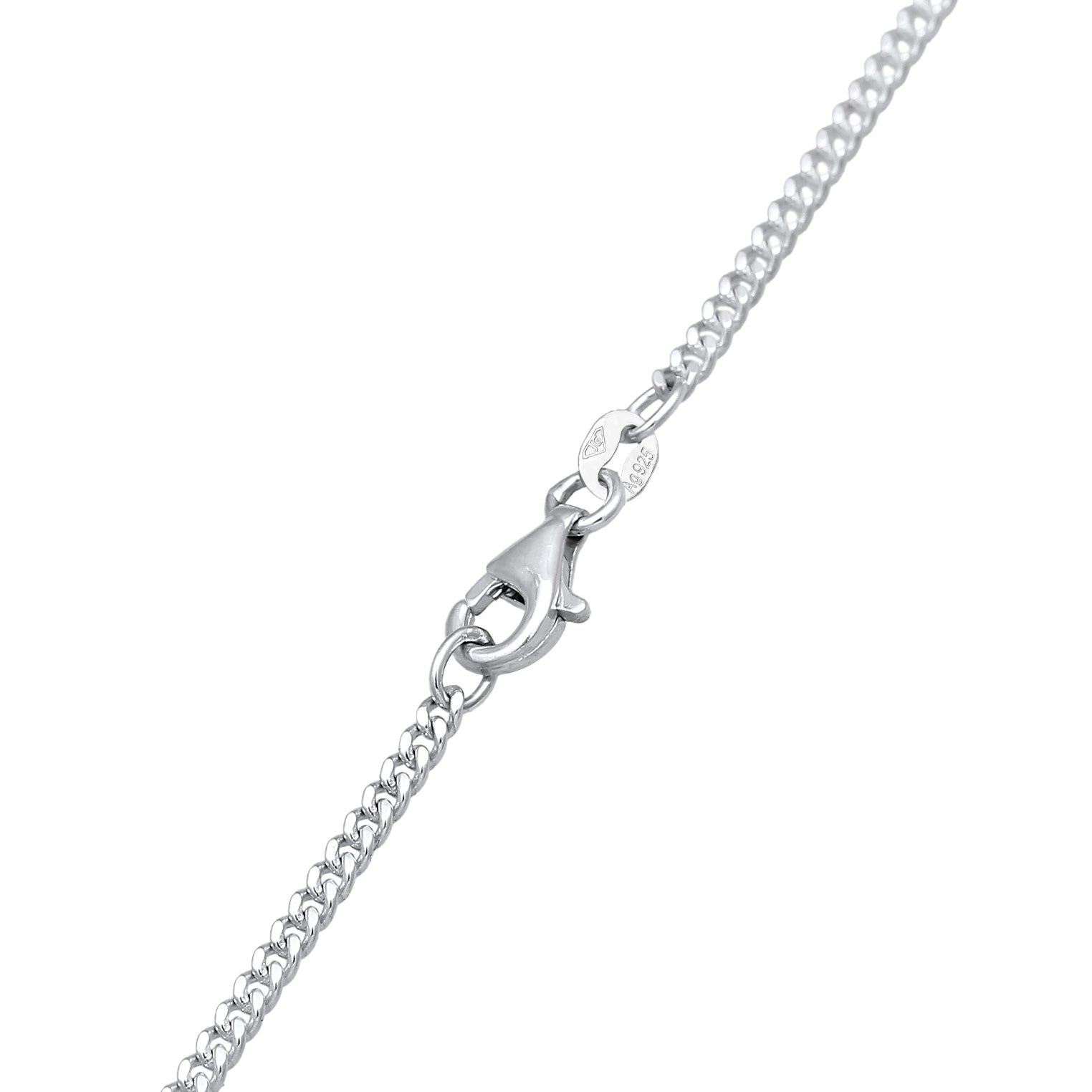 Kuzzoi Modische Y-Kette mit Barren 925 Silber Black Friday Preise