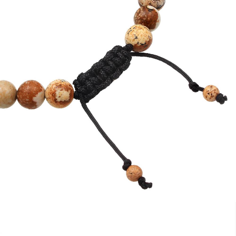 Kuzzoi Armband Kugeln | Achat (Braun) im Angebot
