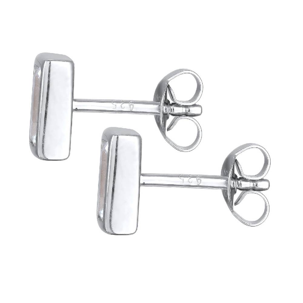 Kuzzoi Ohrstecker Rechteck | Topas (Weiß) Blitzangebot