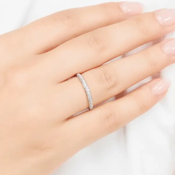 Leaf Jewelry Ring DAZZLE mit Diamanten, 14K Weißgold Blitzangebot