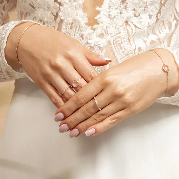 Leaf Jewelry Ring DAZZLE mit Diamanten, 14K Weißgold Blitzangebot