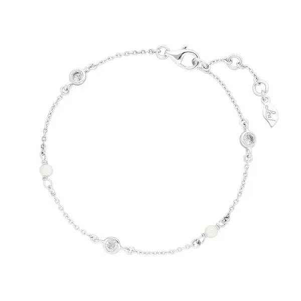 Leaf Jewelry Armkette Pure mit Süßwasserzuchtperlen, 925 Sterlingsilber Bestseller