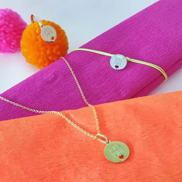 Leaf Jewelry Charity Armband GRL PWR, Koralle VIP-Rabatte