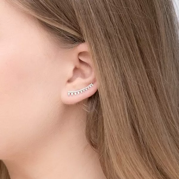 Leaf Jewelry Earclimber Memory II, 925 Sterlingsilber Wochenangebot