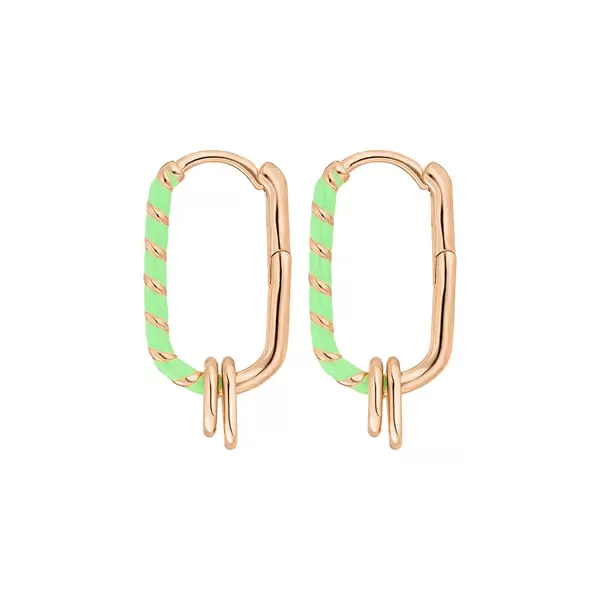 Leaf Jewelry Silber Creole, Rosegold, Neon Twist 50% Rabatt mit kostenlosem Versand