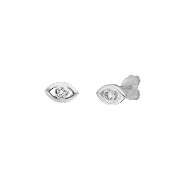 Leaf Jewelry Ohrstecker EVIL EYE, 925 Sterlingsilber Begrenzt auf 3 Tage