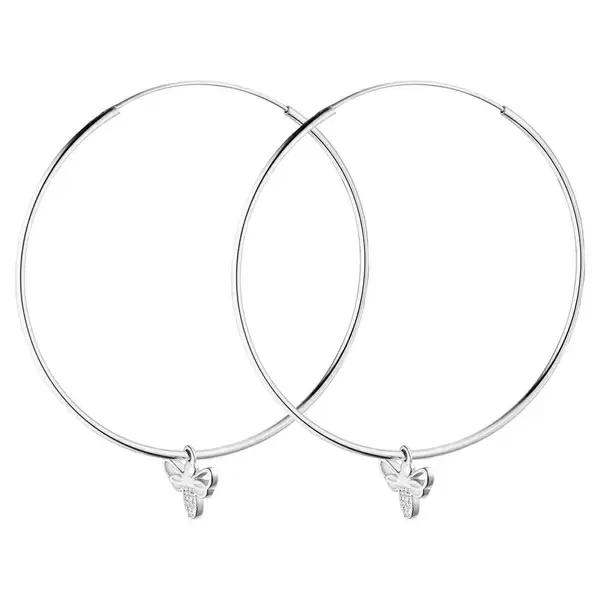 Leaf Jewelry Creole Bee Happy, 925 Sterlingsilber Rabatte dieses Monats
