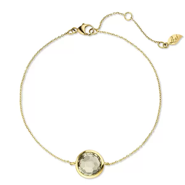 Leaf Jewelry Armkette Green Amethyst, 14 K Gelbgold Tiefpreis