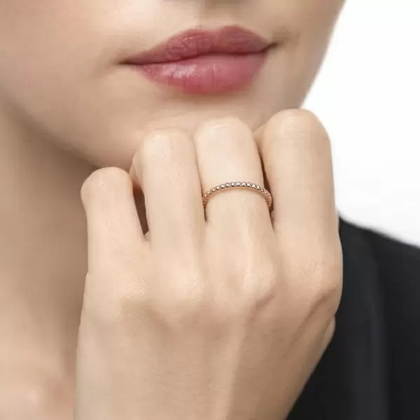 Leaf Jewelry Ring Kugel, 18 K Roségold Wochenangebot