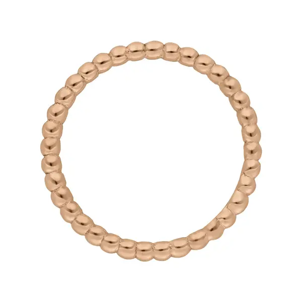 Leaf Jewelry Ring Kugel, 18 K Roségold Wochenangebot