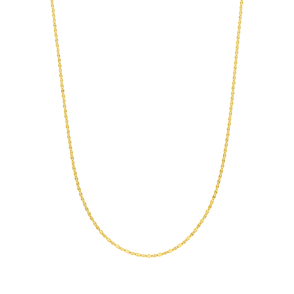 Leaf Jewelry Halskette Shiny Twist, 14K Gelbgold