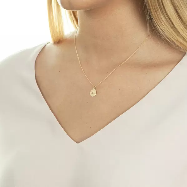 Leaf Jewelry Halskette Birds, 14 K Gelbgold Riesige Ersparnisse