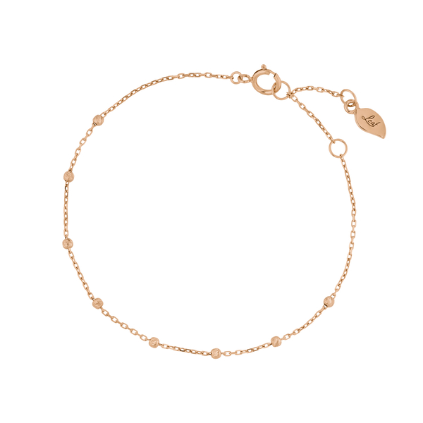 Leaf Jewelry Armkette Beads, 14K Rosegold Outlet