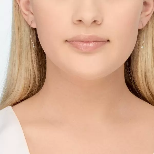 Leaf Jewelry Creole Pure M Diamant 18 K Roségold Hotsell