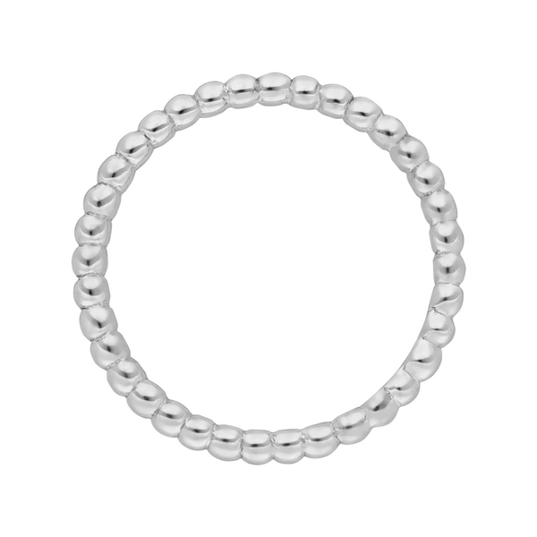 Leaf Jewelry Ring Kugel, 18 K Weissgold Begrenztes Angebot