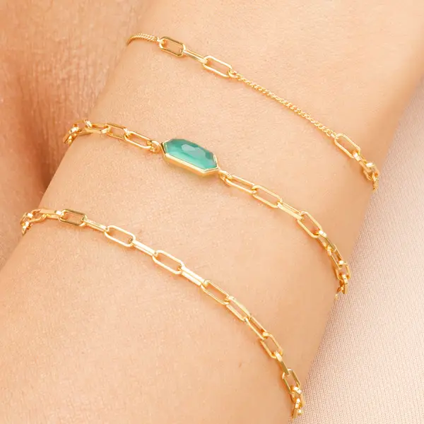 Leaf Jewelry Silber Armkette, CUBE I Begrenzte Freigabe