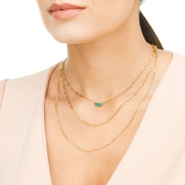 Leaf Jewelry Silber Halskette, CUBE II, Rosegold Letzte 2 Tage