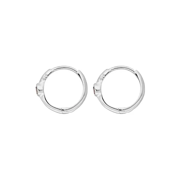 Leaf Jewelry Creole One Gem, Amethyst, 925 Sterlingsilber Bis zu 55% Rabatt