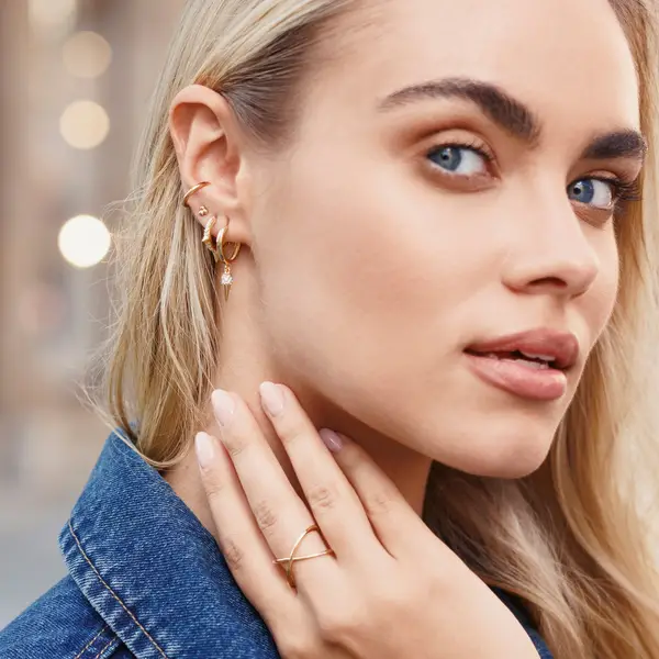 Leaf Jewelry Earcuff Basic, 10 mm, 925 Sterlingsilber Clearance-Verkauf