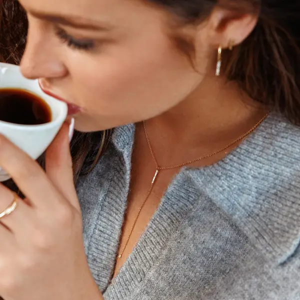 Leaf Jewelry Y-Halskette ICE CUBE, 925 Sterlingsilber Günstiger Verkauf