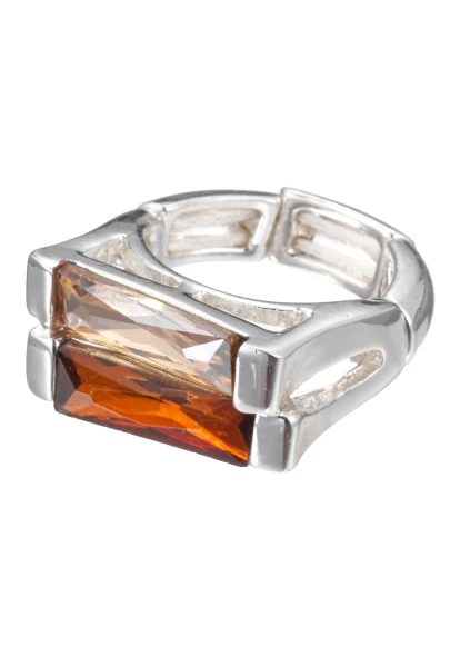 Leslii Ring silber mit länglichen Kristallen Neuheiten