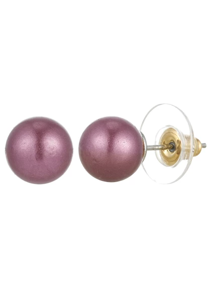 Leslii Ohrringe rotePerlen-Ohrringe Ohrstecker Modeschmuck Rot Kauf eins, bekomm eins gratis