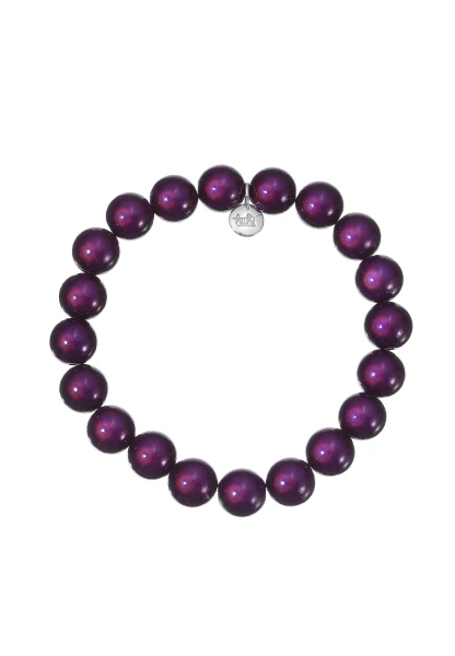 Leslii Reflective Pearl Perlen-Armband Magic 3D-Effekt Ø 10mm Lila Super Rabatt