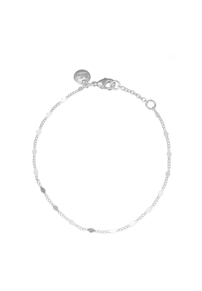 Leslii Glieder-Armband Set Recycled versilbert Black Friday Preise