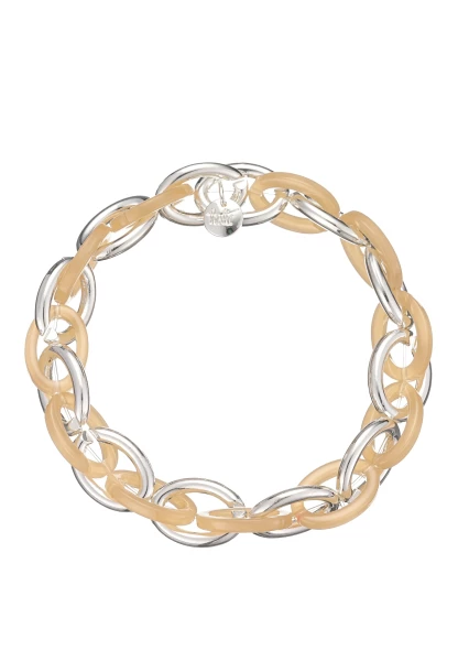 Leslii Stretch Glieder Armband Beige Saisonale Angebote
