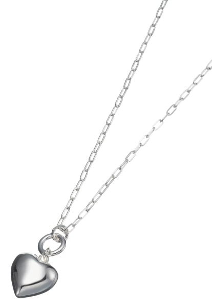 Leslii Lange Halskette Herz Glanz in Silber Wochenangebot