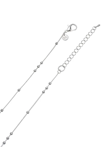 Leslii Lange Halskette Herz-Blatt Silber Neueste Stile
