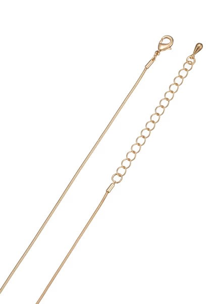 Leslii Lange Kette Tropfen in Gold Weiß 50% Rabatt mit kostenlosem Versand