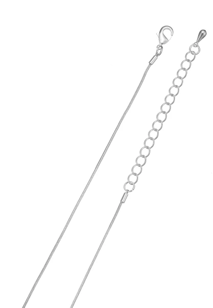 Leslii Lange Kette Tropfen in Silber Lila Kostenloser Versand international