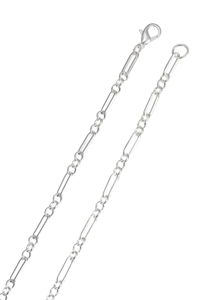 Leslii Lange Halskette Stone Silber Braun Verkauf