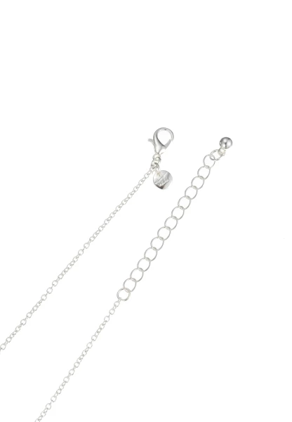 Leslii Kurze Kette Glasstein Anhänger Silber Sonderangebot