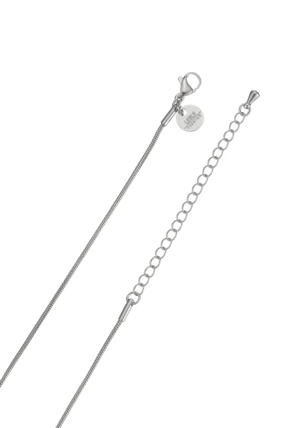 Leslii Lange Kette Blatt Edelstahl Silber Begrenztes Angebot