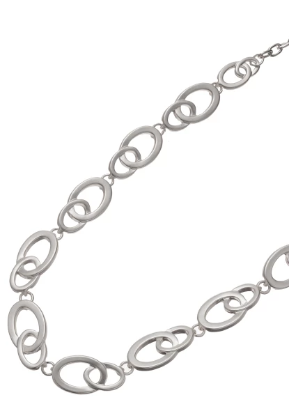Leslii Kurze Halskette Glieder Collier Silber Lagerräumung