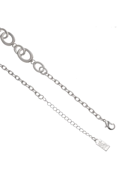 Leslii Kurze Halskette Glieder Collier Silber Lagerräumung